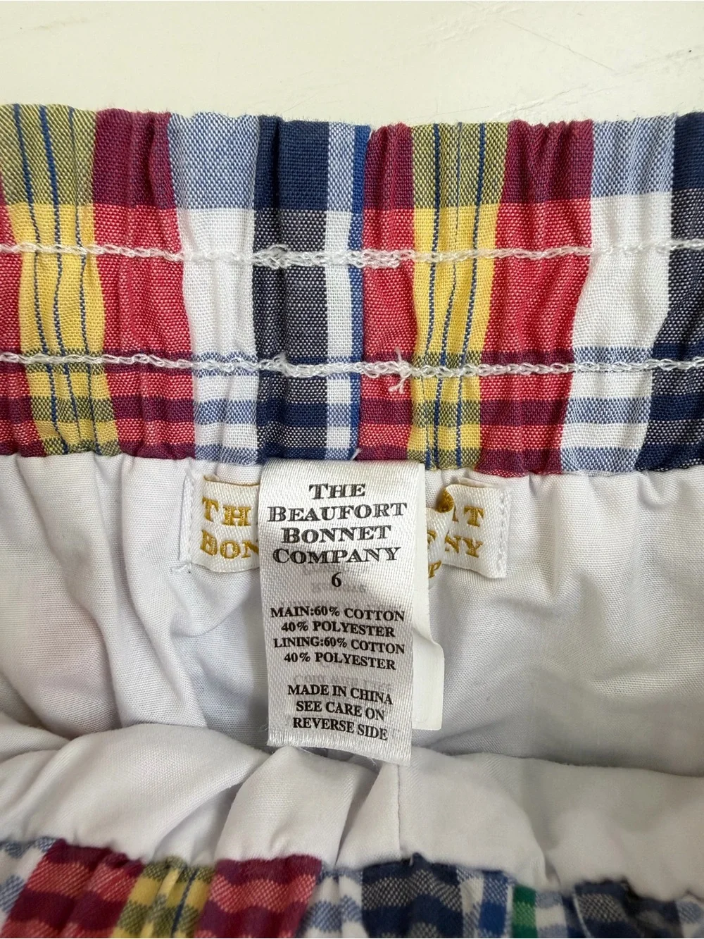 TBBC Green Polo + Plaid Sheffield Shorts 6